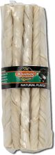 LENNOX Natural Rawhide Twisted Sticks 10in 15 Pack