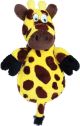 Hear Doggy Flat Giraffe - Ultrasonic Plush Dog Toy