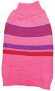 Shimmer Stripes Sweater - Pink - Extra Extra Small 6in-8in