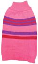 Shimmer Stripes Sweater - Pink - Extra Small 8in-10in