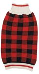 Plaid Red Sweater - Extra Small 8in-10in