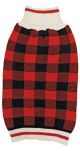 Plaid Red Sweater - Large 19in-24in