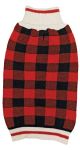 Plaid Red Sweater - Extra Large 24in-29in