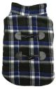 Plaid Reversible Coat - Navy & Black - Extra Large 24in-29in
