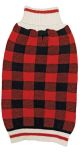 Plaid Red Sweater - Small 10in-14in