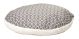 Midwest Quiet Time Polyfil with Teflon Round Pillow Bed Geo Gray 34in