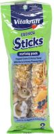 Vitakraft Crunch Sticks Variety Pack for Rabbits & Guinea Pigs 3oz - 2 Sticks