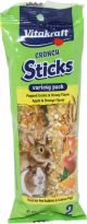 Vitakraft Crunch Sticks Variety Pack for Rabbits & Guinea Pigs 3oz - 2 Sticks