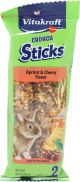 Vitakraft Crunch Sticks Apricot & Cherry Flavor for Rabbits 2 sticks 3.5oz