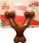 NYLABONE DuraChew Wishbone Bison Flavor - Regular Size - For Dogs up to 25lbs