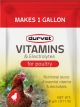DURVET Vitamins & Electrolytes for Poultry - 5gm package - Makes 1 Gallon