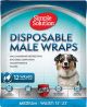 Disposable Male Wraps Medium - Waist 15-23in 12pk