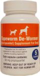 Tapeworm De-Wormer Supplement for Dogs 5 capsules