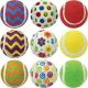 MULTIPET Ruff Enuff Tennis Balls 2.5in - 3pk Assorted