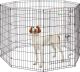 Contour Exercise Pen with Door  Black - 42 inch