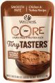 Wellness Core Tiny Tasters Chicken & Turkey Recipe - Smooth Pate - 1.75oz pouch