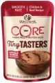 Wellness Core Tiny Tasters Chicken & Beef Recipe - Smooth Pate - 1.75oz pouch