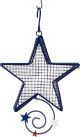 ***WILD BIRD LOVERS Patriotic Star Sunflower Mesh Feeder