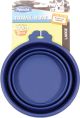 PETMATE Silicone Travel Bowl Large Blue