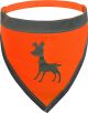 ALCOTT Visibility Dog Bandana Orange Medium - Fits 14in-20in