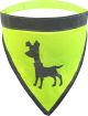 ALCOTT Visibility Dog Bandana Yellow Large - Fits 18in-26in
