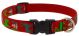 ***Lupine 3/4in Happy Holidays-Red 9-14 Adj Collar