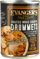 EVANGERS Hand Packed Roasted Whole Chicken Drummets Dog Can 12oz