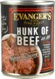 EVANGERS Hand Packed Hunk of Beef Dog Can 12oz