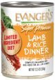 EVANGERS Super Premium LID Lamb & Rice Dinner Dog Can 12.5oz