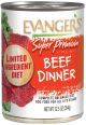 EVANGERS Super Premium LID Beef & Rice Dinner Dog Can 12.5oz