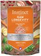 INSTINCT Raw Longevity Adult Frozen Rabbit Bites Cat Food, 2.5 lb. Bag