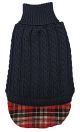 FASHION PET Un-Tucked Sweater Navy Medium