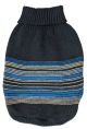 FASHION PET Cool Stripes Sweater Navy Extra Small