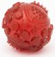 Zippy Paws Holiday Squeaker Ball Red LG