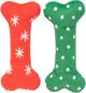 Zippy Paws Holiday Patterned Bones LG 2PK