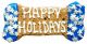 TAJ MA HOUND Happy Holiday Bone Cookie