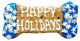 TAJ MA HOUND Happy Holiday Bone Cookie