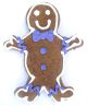TAJ MA HOUND Gingerbread Man Cookie - Large