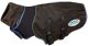 WEATHERBEETA Comfitec Ultra Cozi Dog Coat 12in - Charcoal, blue, white