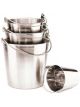 Stainless Steel Fence Pail 4qt