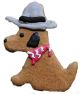 TAJ MA HOUND Cowboy Dog Cookiel Cookie