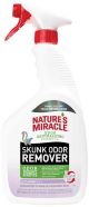 NATURE'S MIRACLE Skunk Odor Remover Spray- Lavrnder Scent 32oz