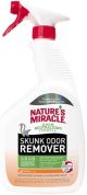 NATURE'S MIRACLE Skunk Odor Remover Spray- Citrus Scent 32oz