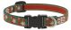 LUPINE Dog Christmas Plaid 1/2in wide x 10-16in Adj Collar