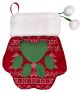 KONG Holiday Stocking Paw Dog Large