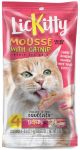AGAINST THE GRAIN LicKitty Mousse with Catnip 4 - 0.5oz squeezies