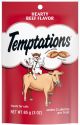 TEMPTATIONS Cat Treats Hearty Beef 3oz