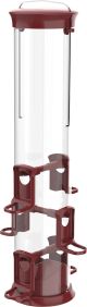 Nature's Way Red Seed Plastic Tube Feeder Large