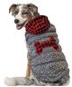 Fashion Pet Buffalo Plaid Coat Gray Small