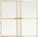 Wood/Wire Mesh Pet Gate 44 x29-50 in